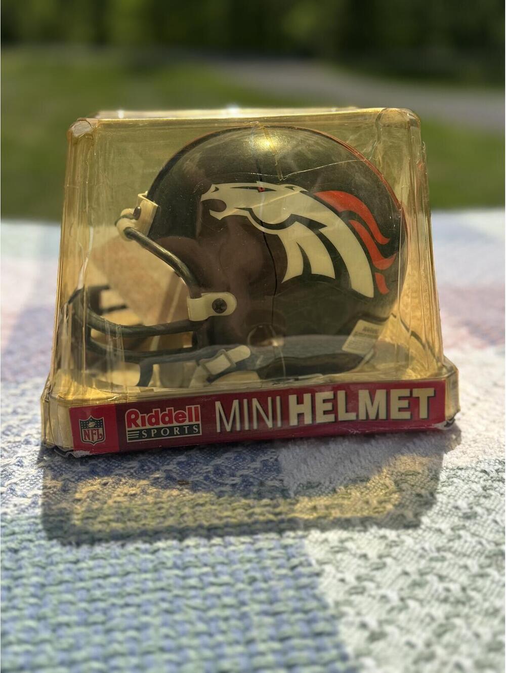 Denver Broncos Riddell Sports Mini Helmet